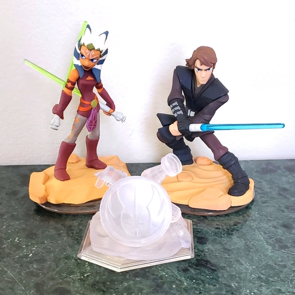 Disney Infinity 3.0 Star Wars Anakin &‎ Ahsoka Tano/ Game Piece - Picture 1 of 7